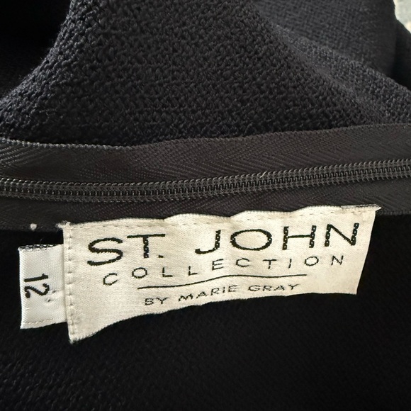 VTG ST JOHN COLLECTION DRESS SIZE 12 - Picture 3 of 10